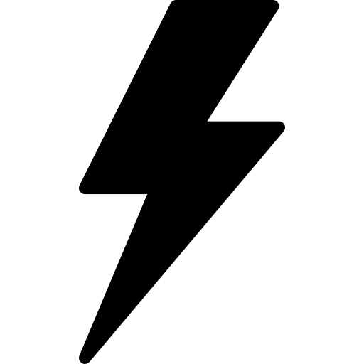 Lightning icon for fast meal logging